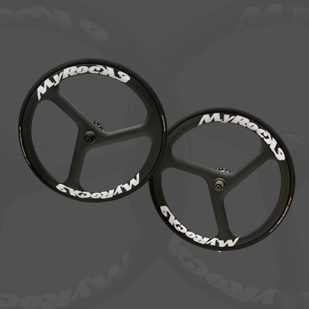 Paire de roues 3 bâtons à disc