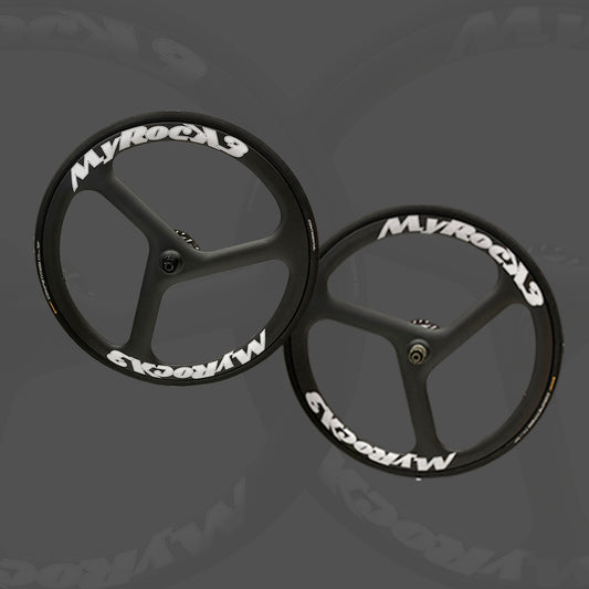 Paire de roues 3 bâtons à disc