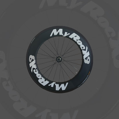 Paire de roues carbone freinage patin, profil au choix