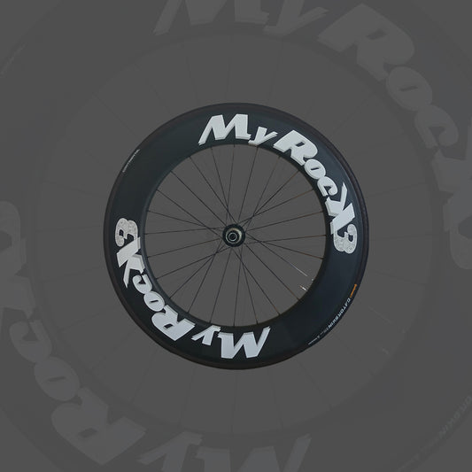 Paire de roues carbone freinage patin, profil au choix